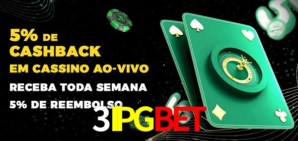 Promoções do cassino ao Vivo 3IPGBET